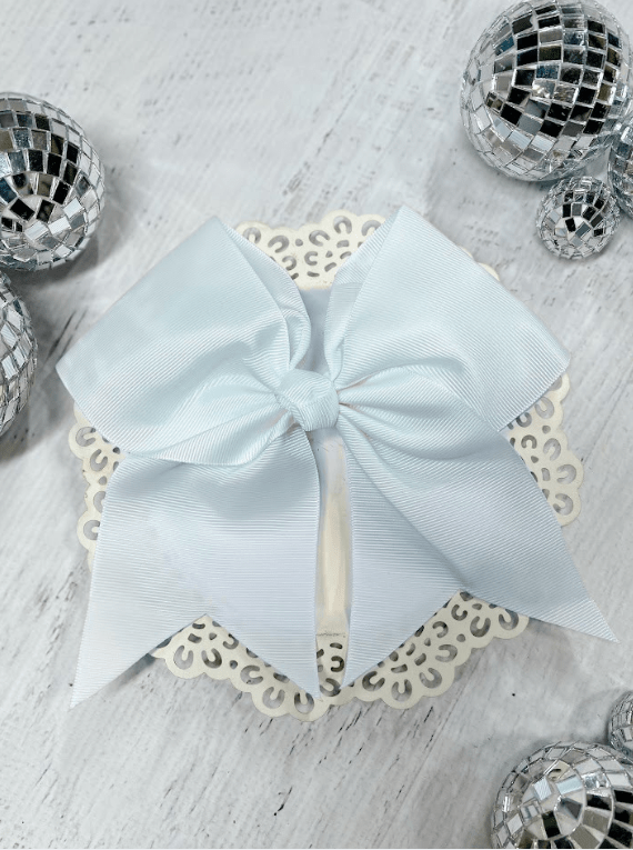 6" Solid Cheer Bow | Alligator Clip