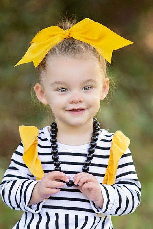 6" Solid Cheer Bow | Alligator Clip