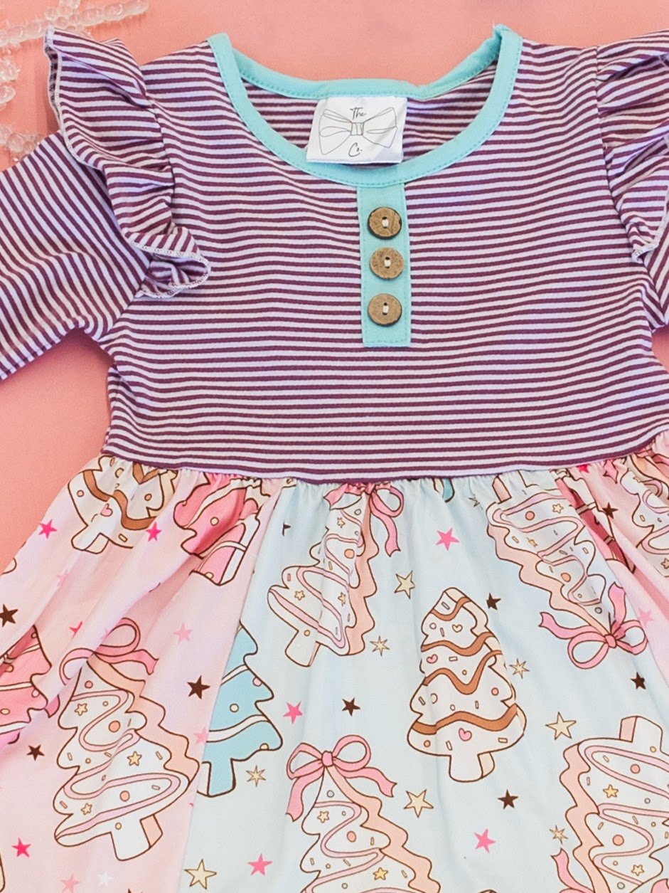 Christmas Tree Cake Twirl Dress - FINAL SALE