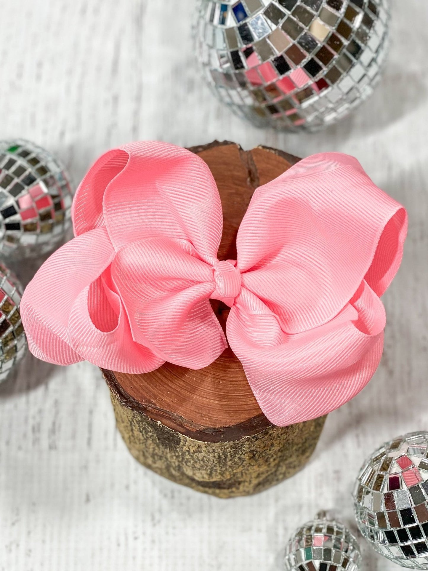 Classic Grosgrain Hair Bow - French Clip - 4.5"
