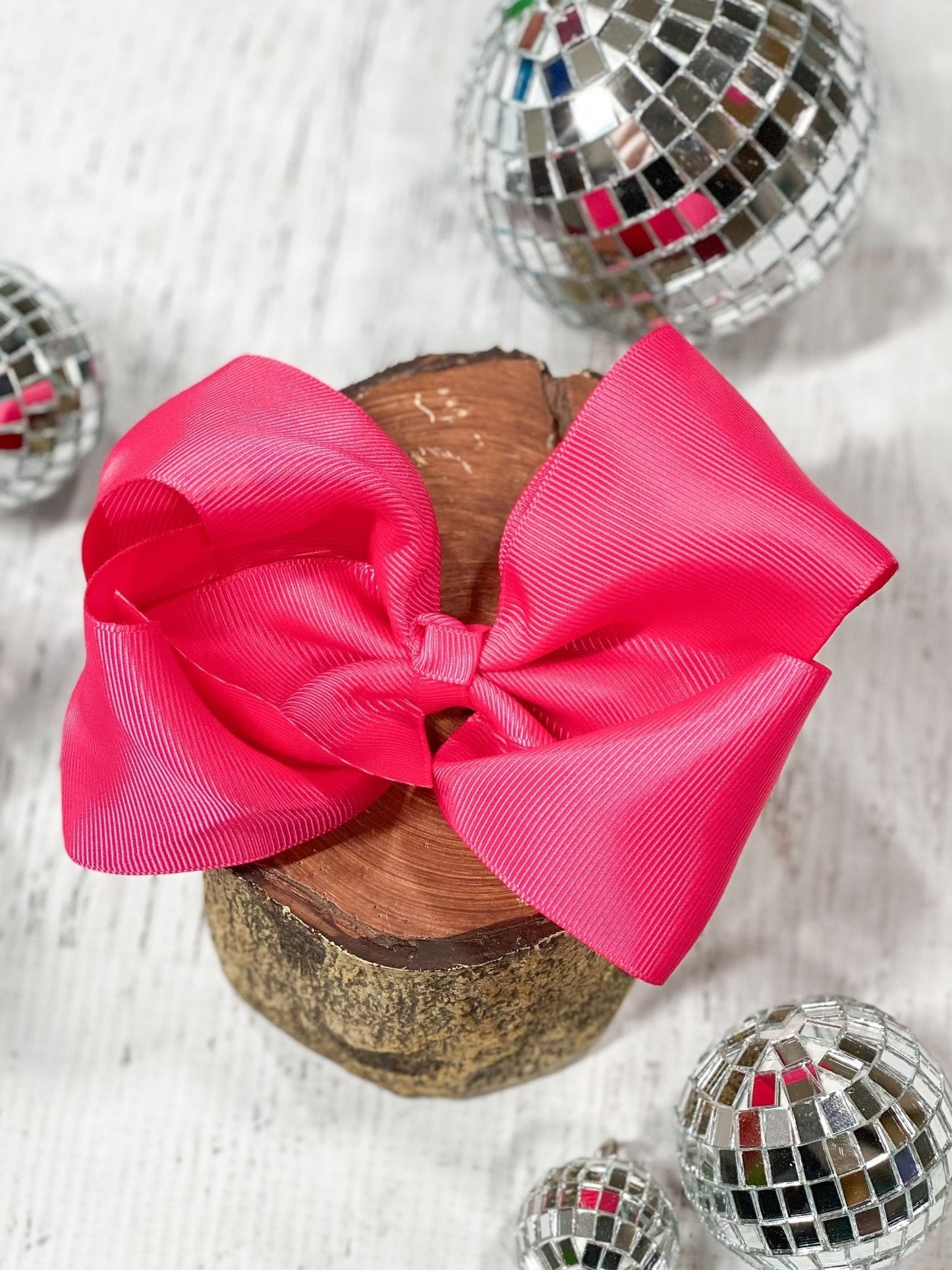 Classic Grosgrain Hair Bow - French Clip - 4.5"