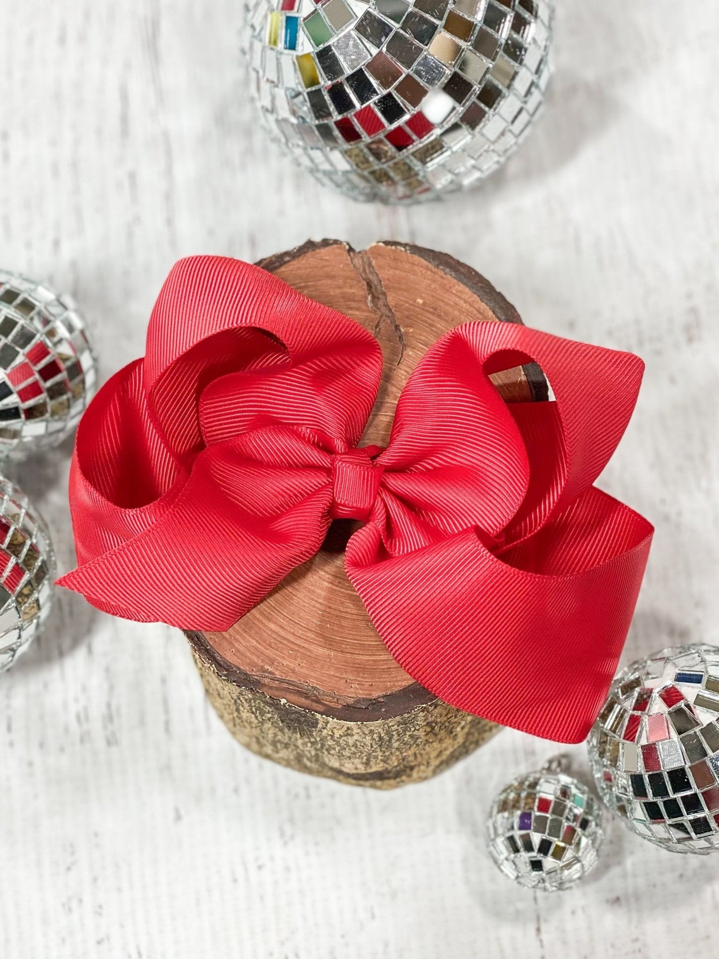 Classic Grosgrain Hair Bow - French Clip - 4.5"