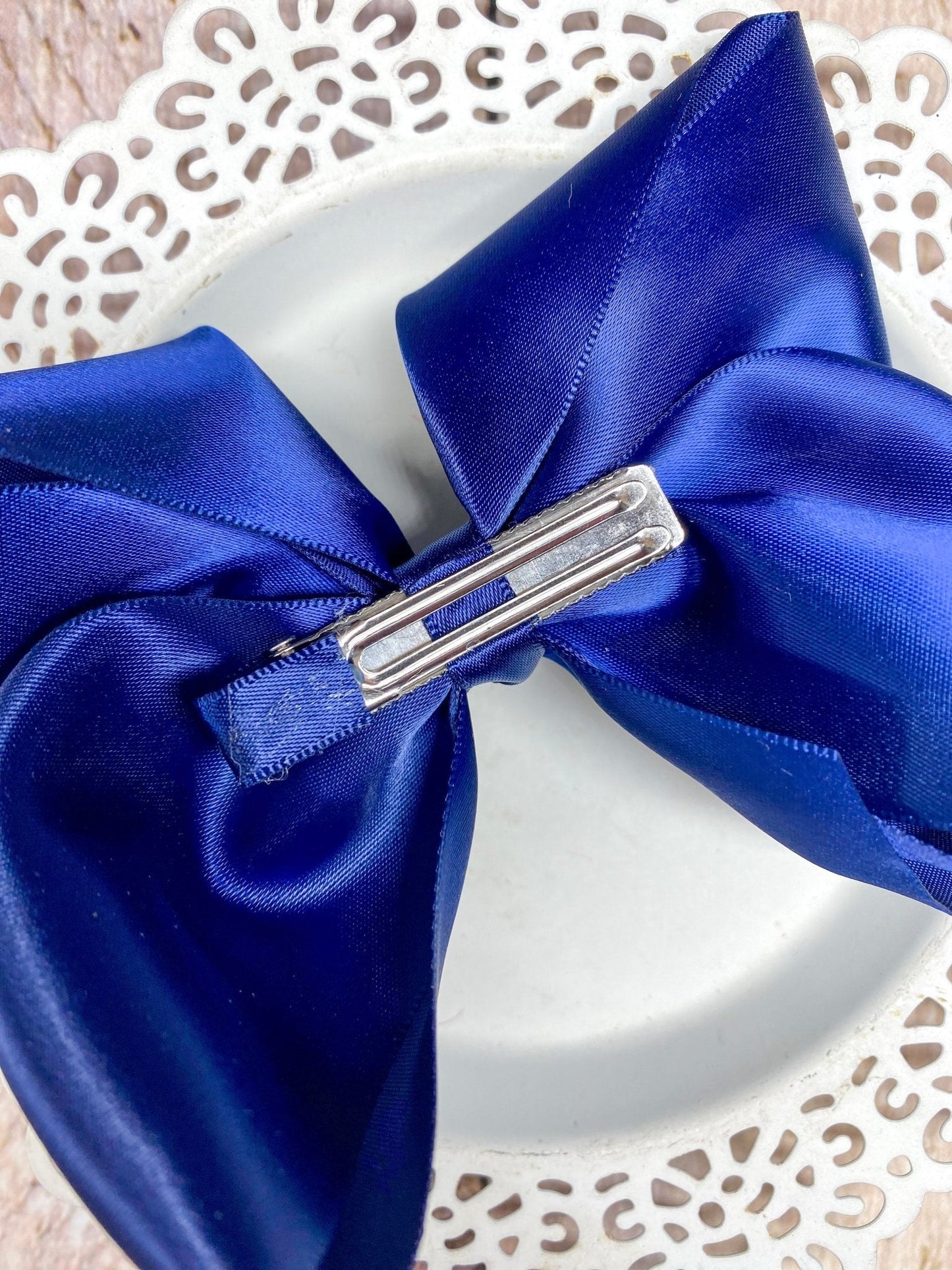 4.5" Classic Satin Hair Bows | Alligator Clips