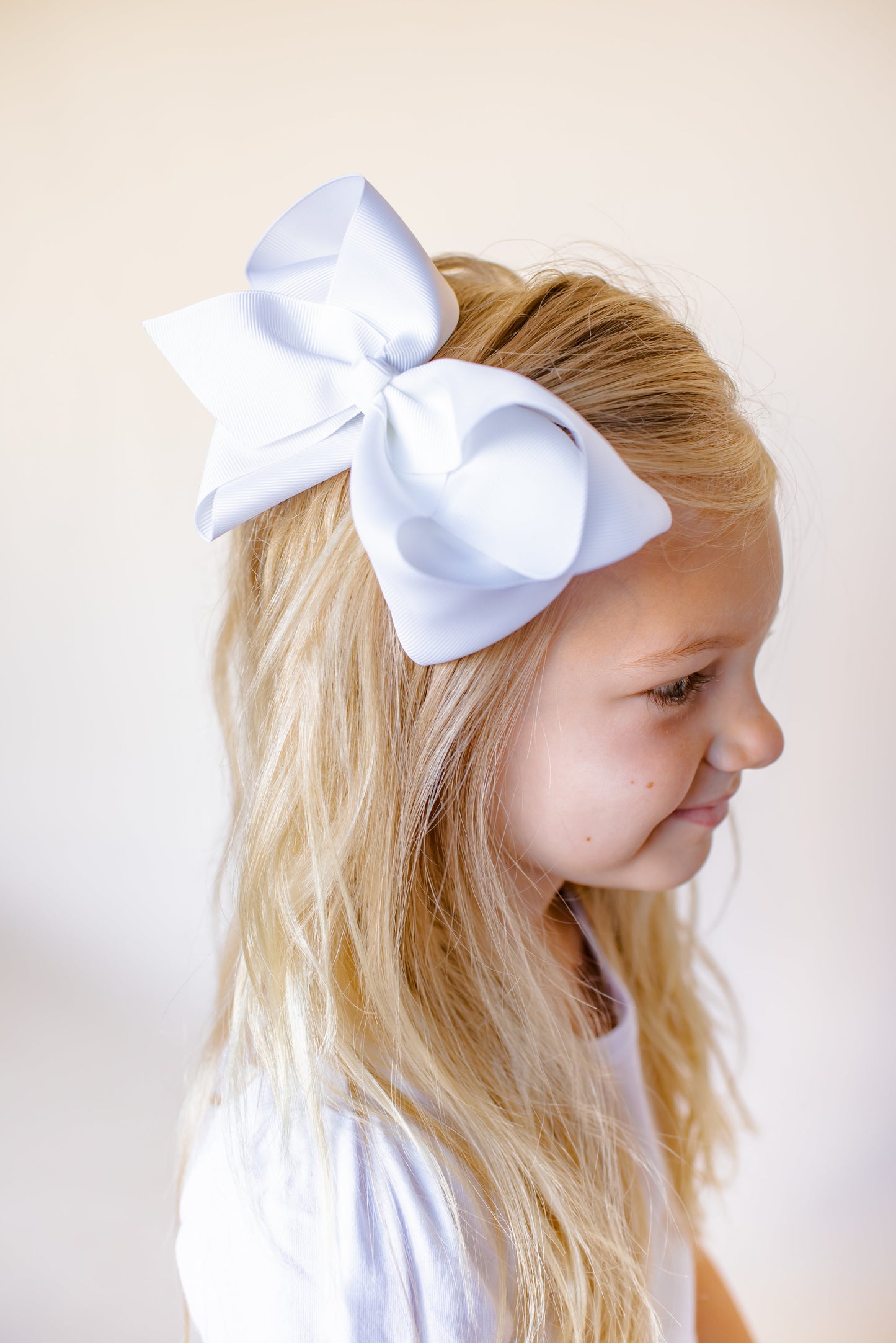 Boutique Solid Grosgrain Hair Bows – 38 Colors | 4", 6" & 8" | Alligator Clip | Girls & Toddlers
