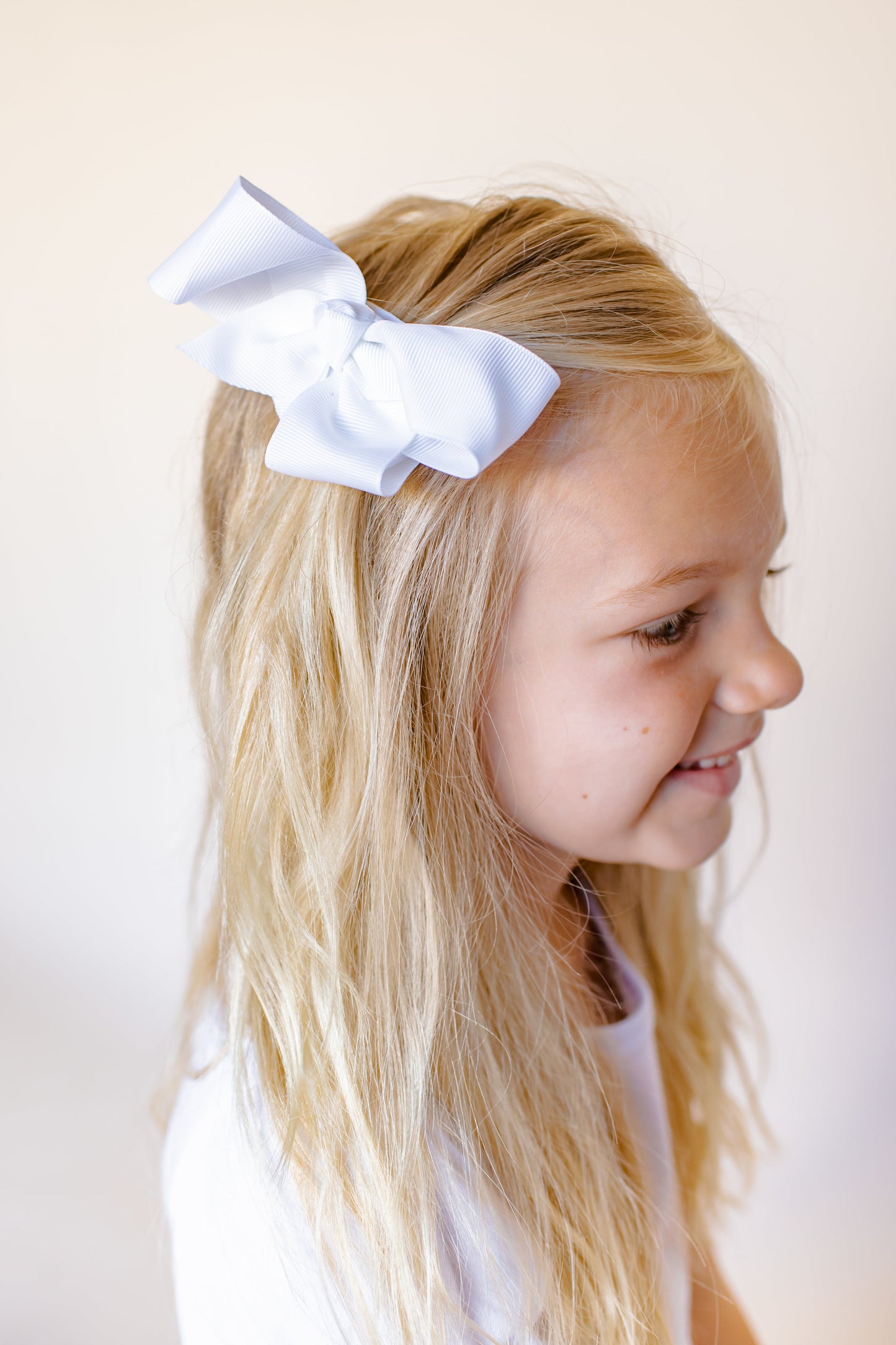 Boutique Solid Grosgrain Hair Bows – 38 Colors | 4", 6" & 8" | Alligator Clip | Girls & Toddlers