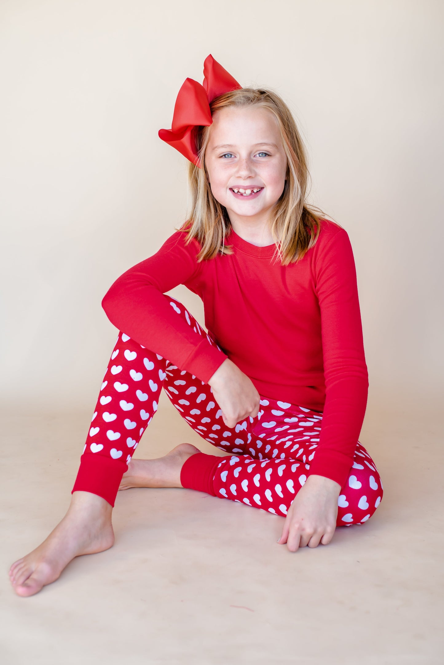 Valentine's Heart Kids Pajamas