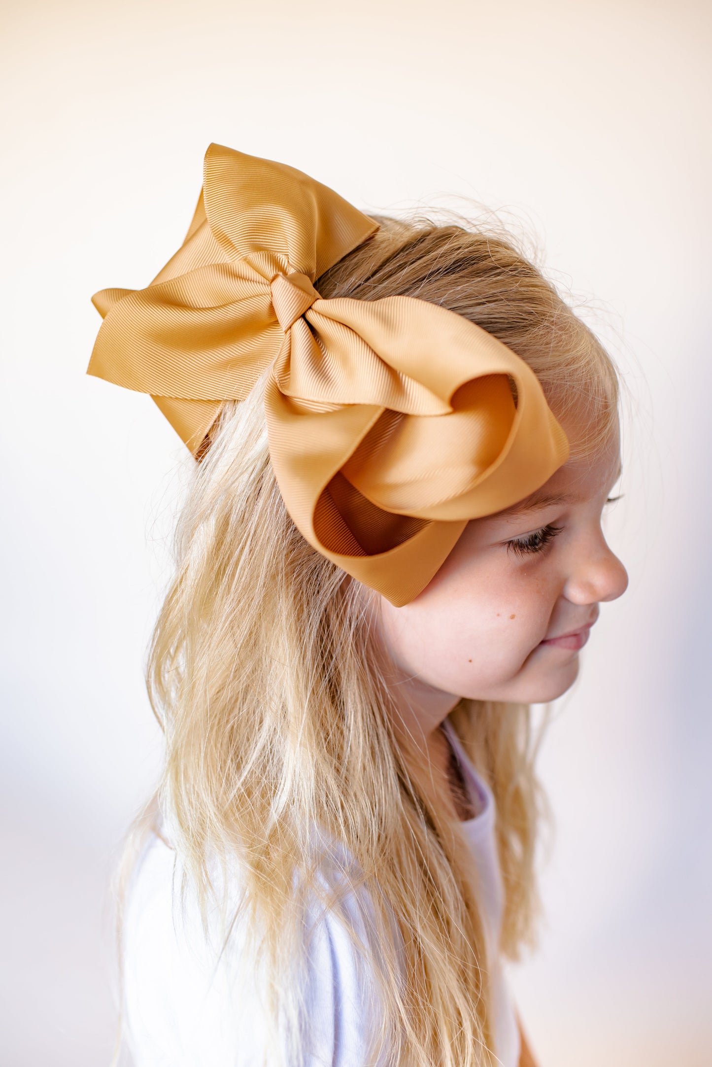 Boutique Solid Grosgrain Hair Bows – 38 Colors | 4", 6" & 8" | Alligator Clip | Girls & Toddlers