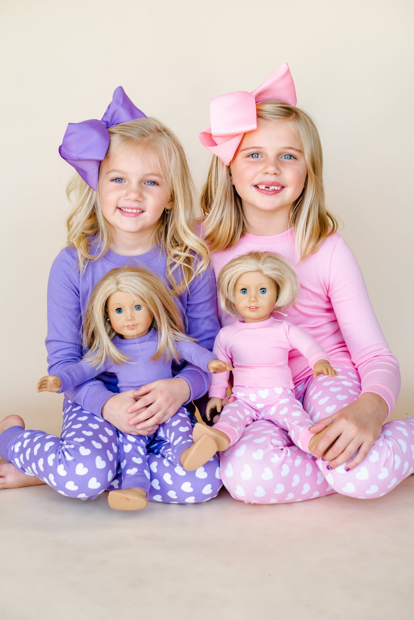 Valentine's Heart Kids Pajamas