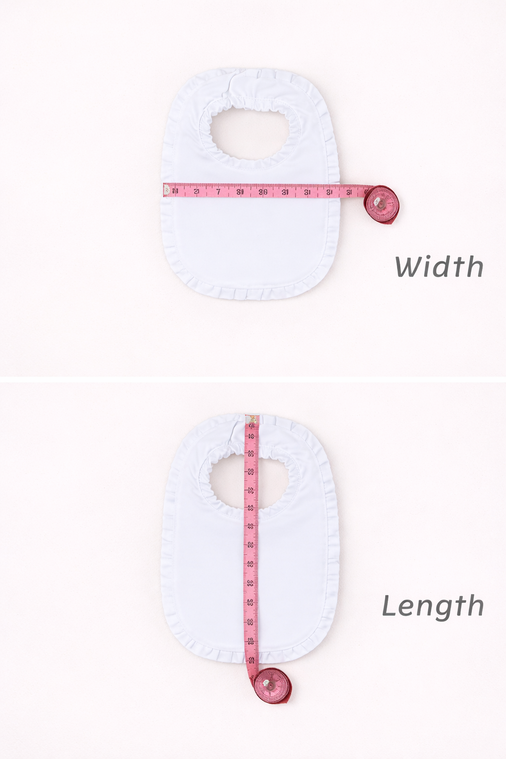 Ruffle Baby Bib – Cotton & Chenille Boutique Blank | 7 Colors | Embroidery & Monogram Ready