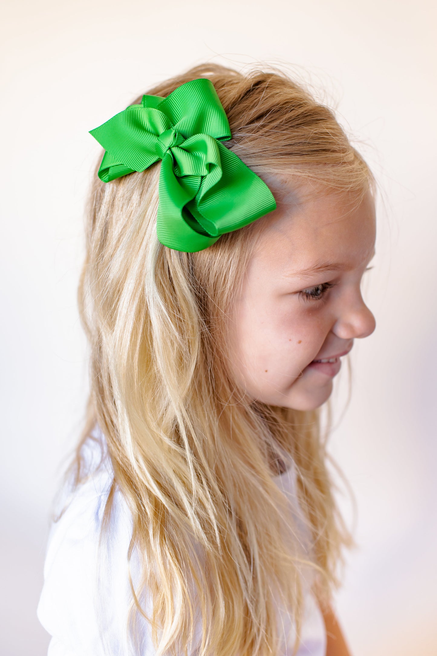 Boutique Solid Grosgrain Hair Bows – 38 Colors | 4", 6" & 8" | Alligator Clip | Girls & Toddlers
