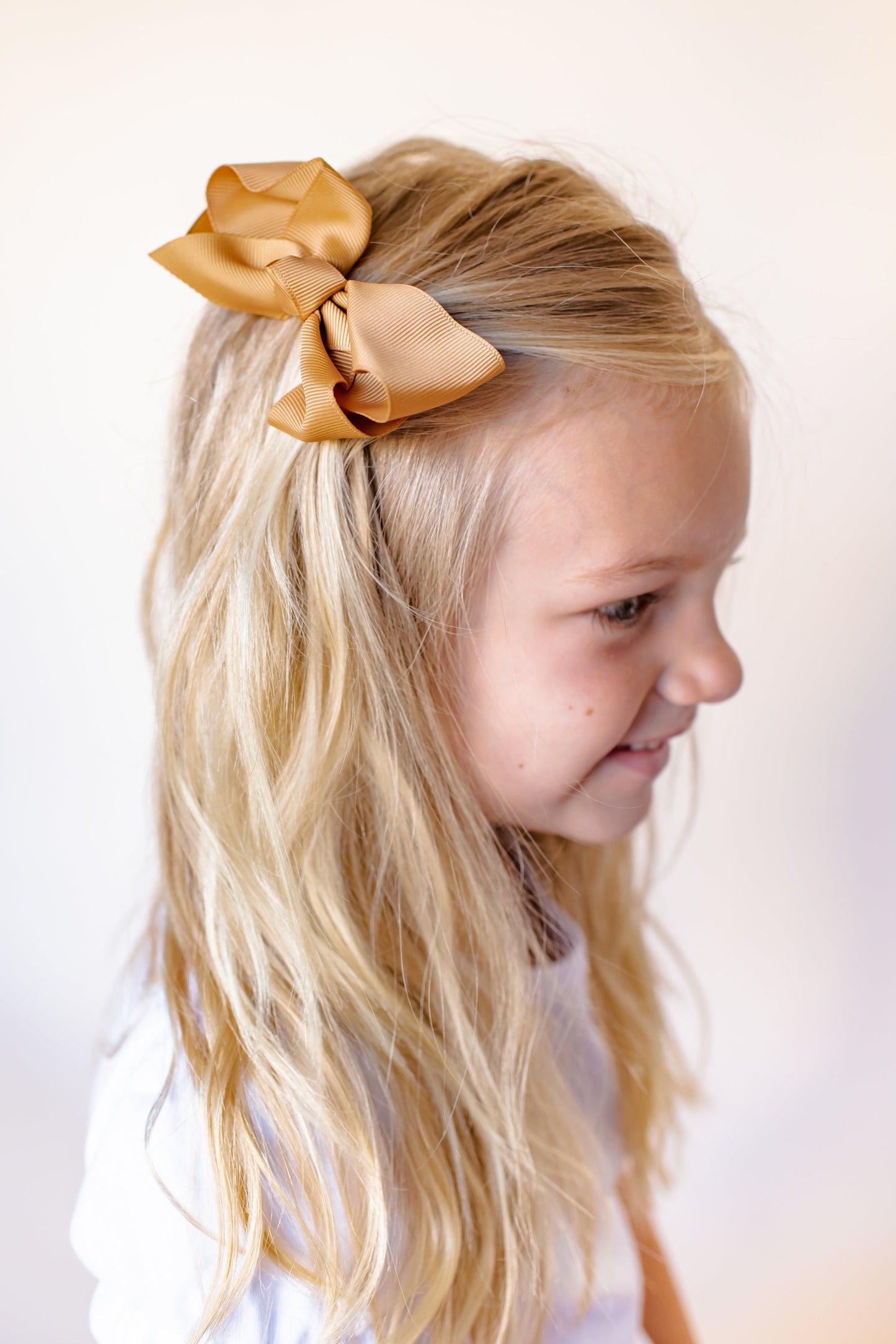 Boutique Solid Grosgrain Hair Bows – 38 Colors | 4", 6" & 8" | Alligator Clip | Girls & Toddlers