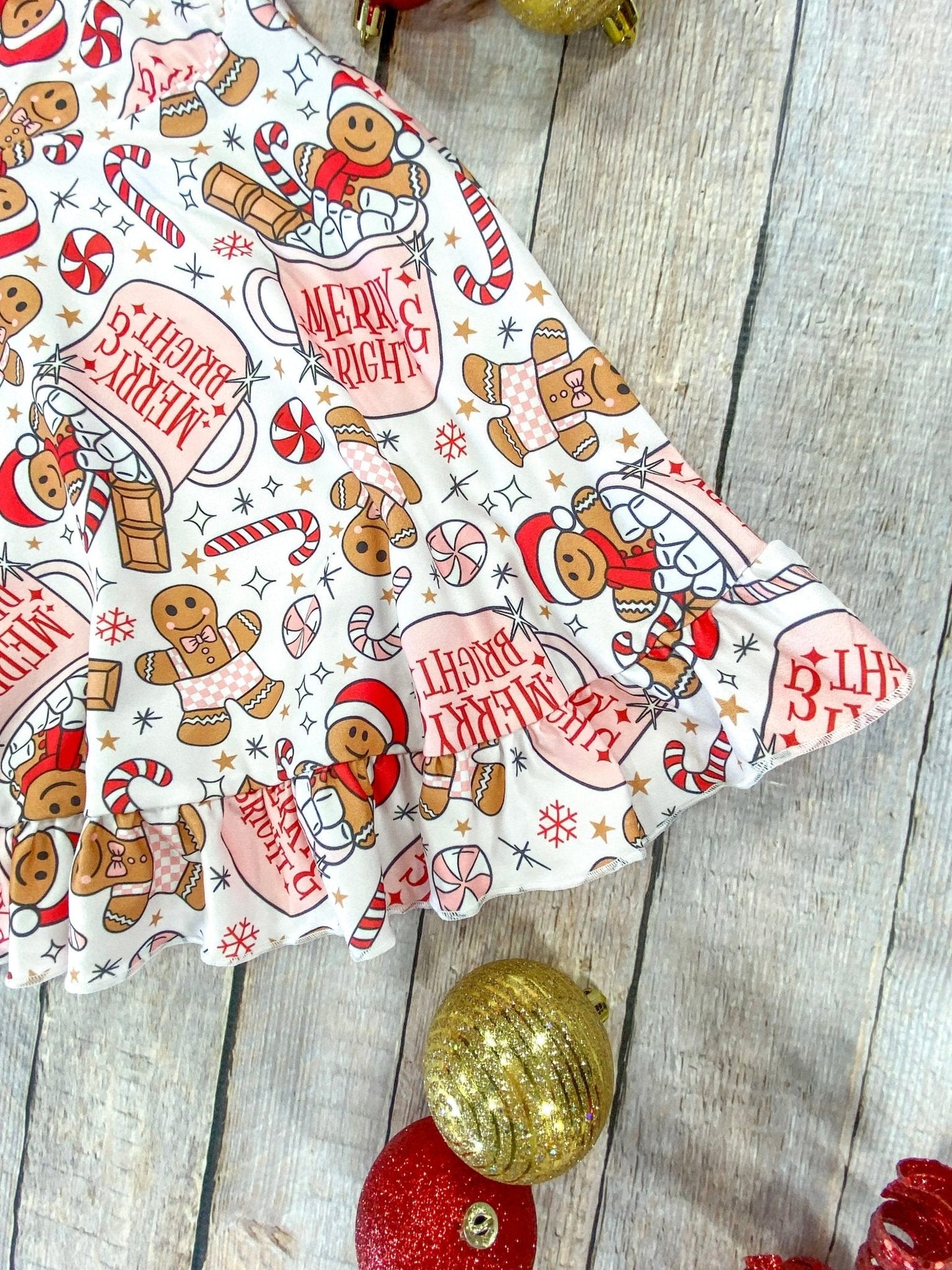 Hot Cocoa & Gingerbread Dreams Twirl Dress
