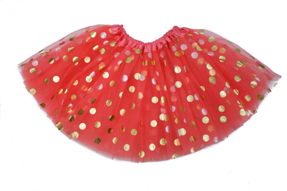 Legacy Gold Polka Dot Baby Tutu