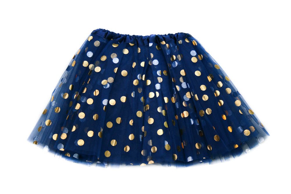 Clearance Gold Dot Tutu Skirt | Baby, Girl, Teen, Adult to Plus Size | Classic Tutus