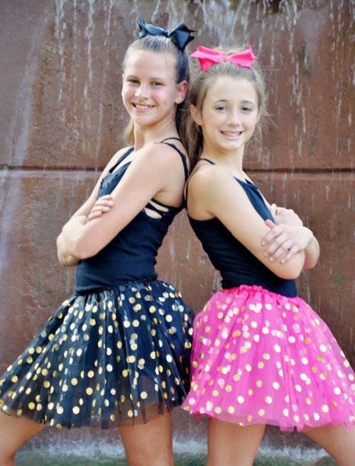 Clearance Gold Dot Tutu Skirt | Baby, Girl, Teen, Adult to Plus Size | Classic Tutus