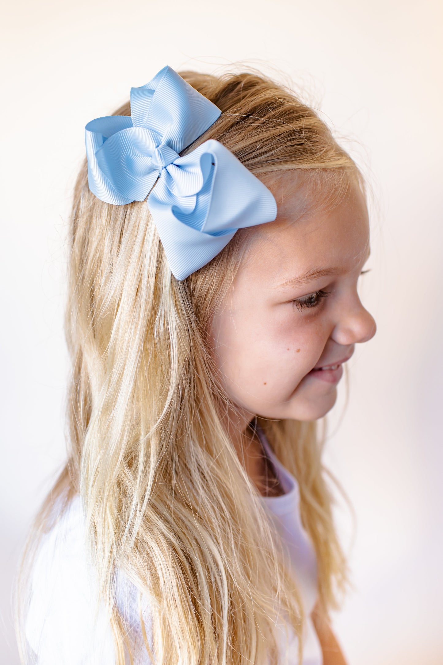 Boutique Solid Grosgrain Hair Bows – 38 Colors | 4", 6" & 8" | Alligator Clip | Girls & Toddlers