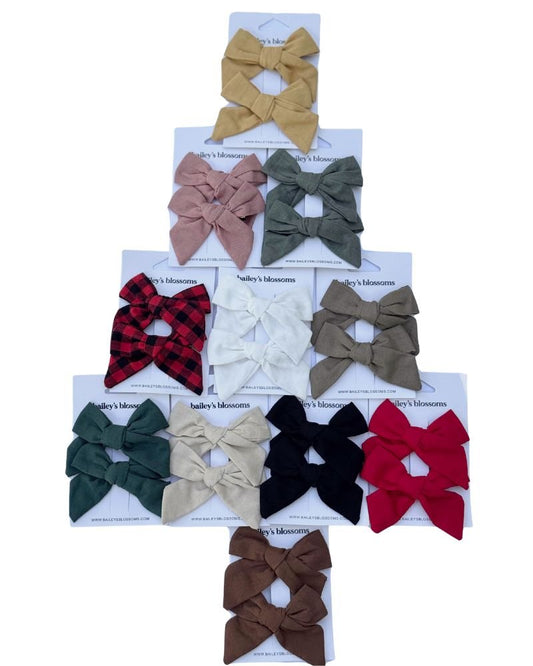 Linen Cotton Piggie Sets - Light Pink