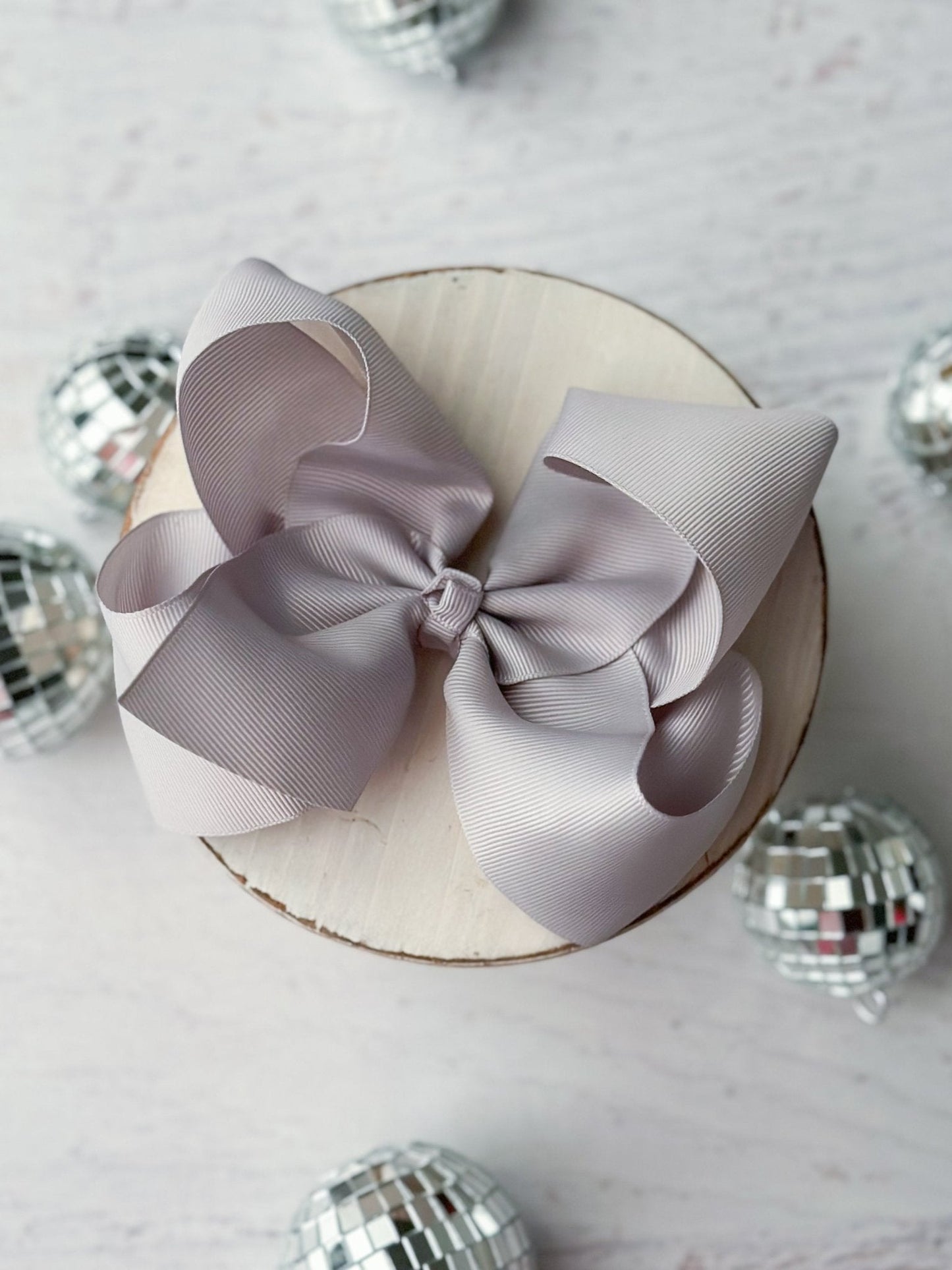 5.5" Oversize Grosgrain Hair Bow | Alligator Clip