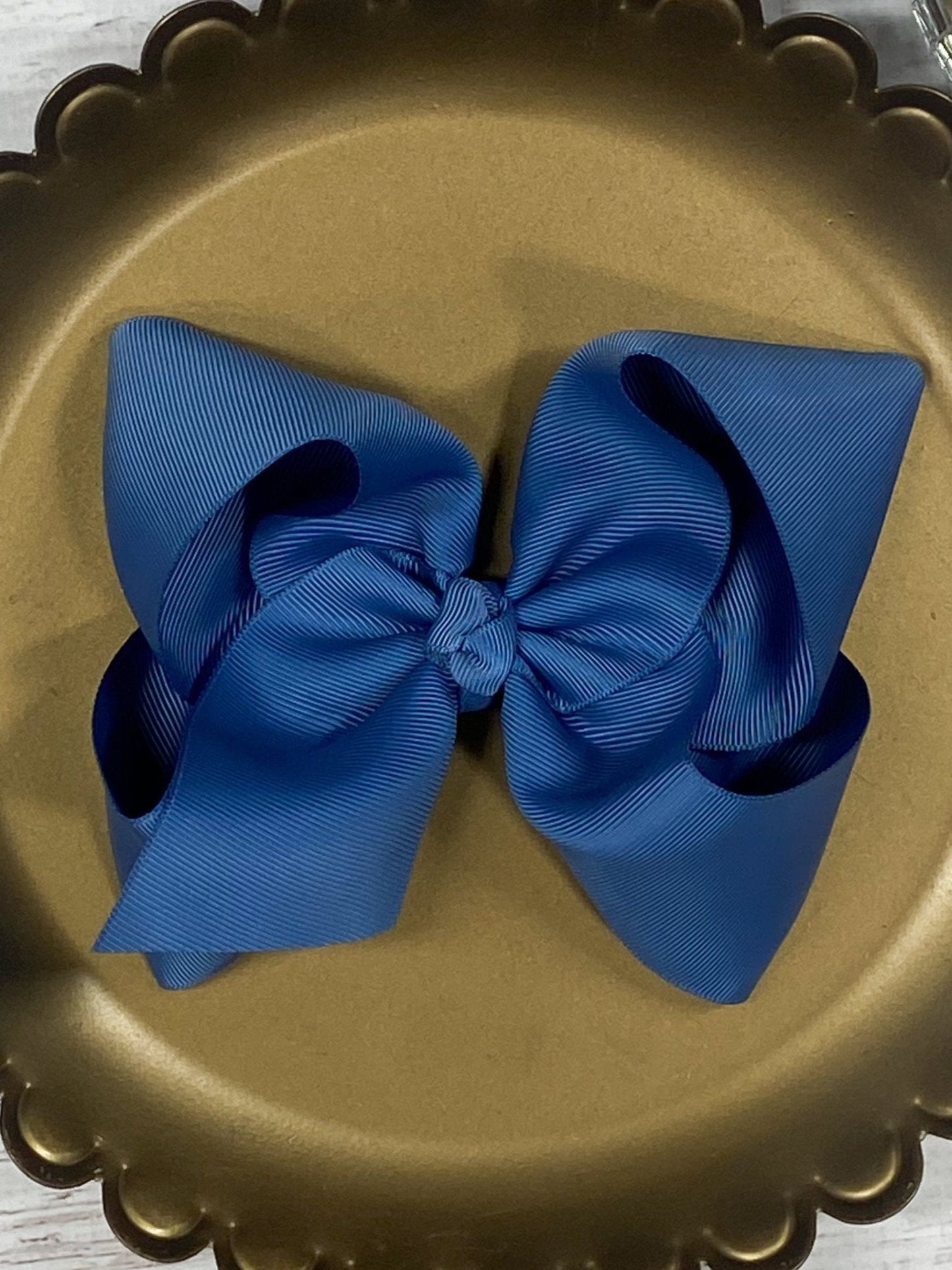 5.5" Oversize Grosgrain Hair Bow | Alligator Clip