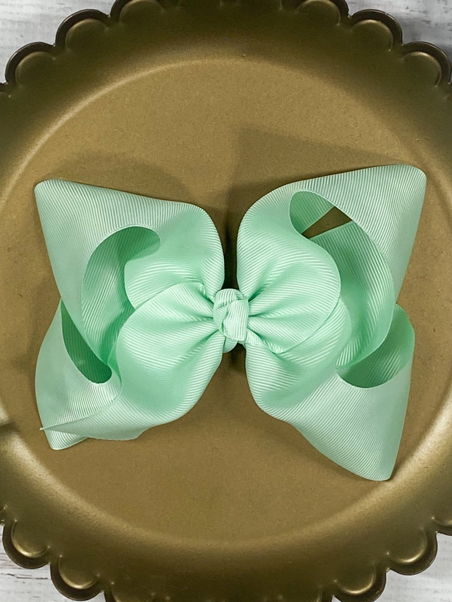 5.5" Oversize Grosgrain Hair Bow | Alligator Clip