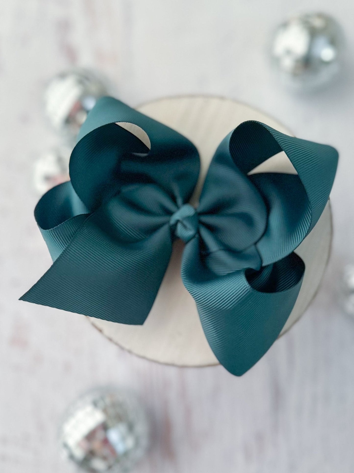 5.5" Oversize Grosgrain Hair Bow | Alligator Clip