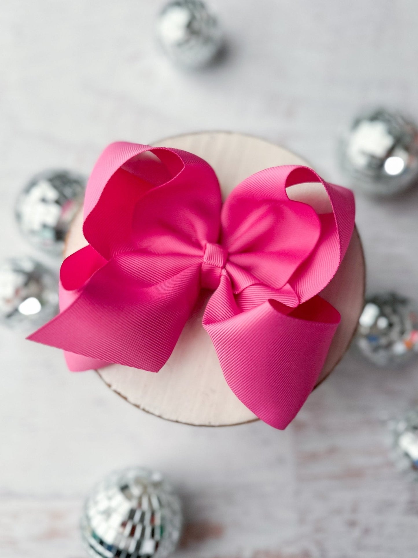 5.5" Oversize Grosgrain Hair Bow | Alligator Clip