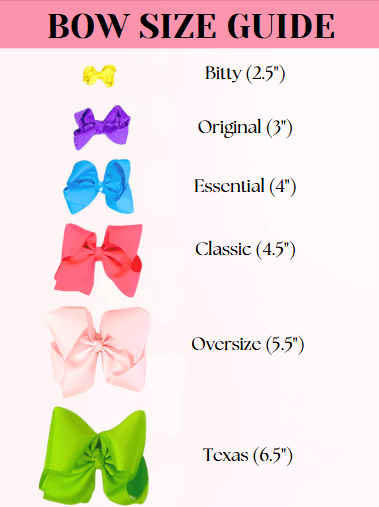 Classic Grosgrain Hair Bow - French Clip - 4.5"