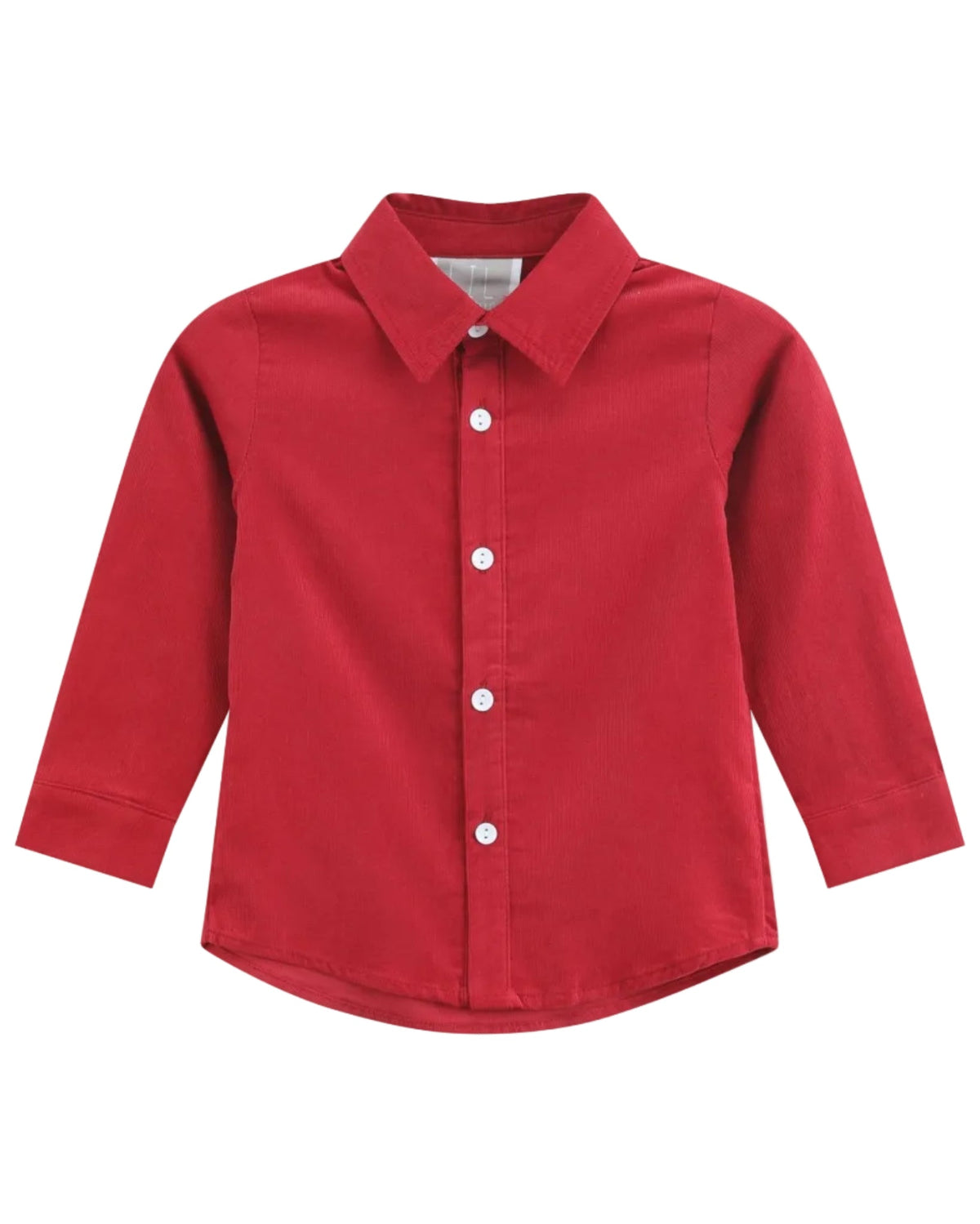 Red Corduroy Dress Shirt