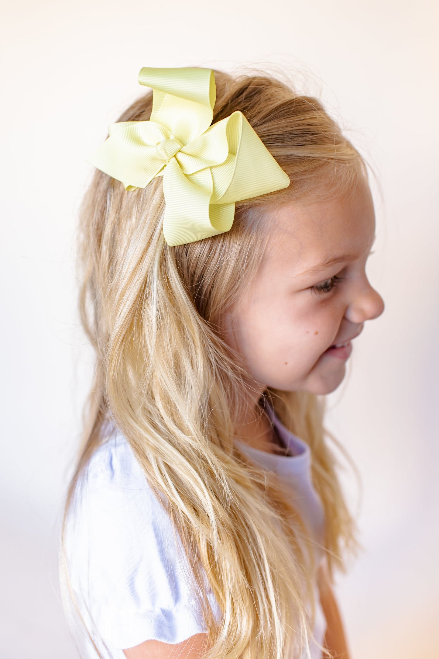 Boutique Solid Grosgrain Hair Bows – 38 Colors | 4", 6" & 8" | Alligator Clip | Girls & Toddlers