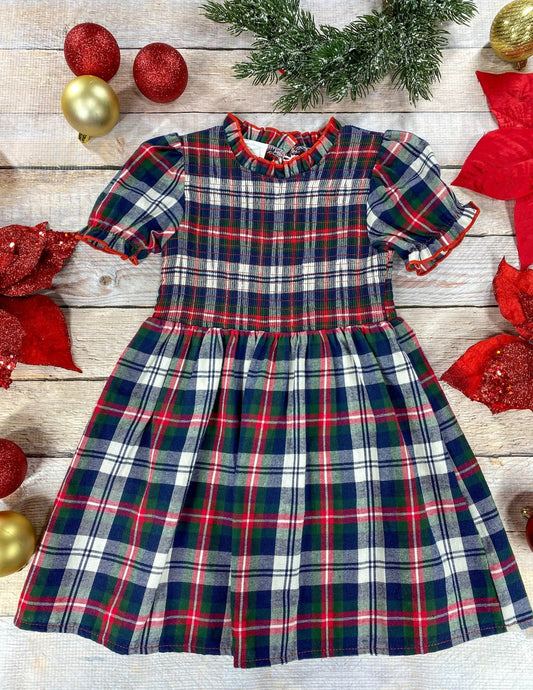 Sweet as Apple Pie Plaid Dress - FINAL SALE