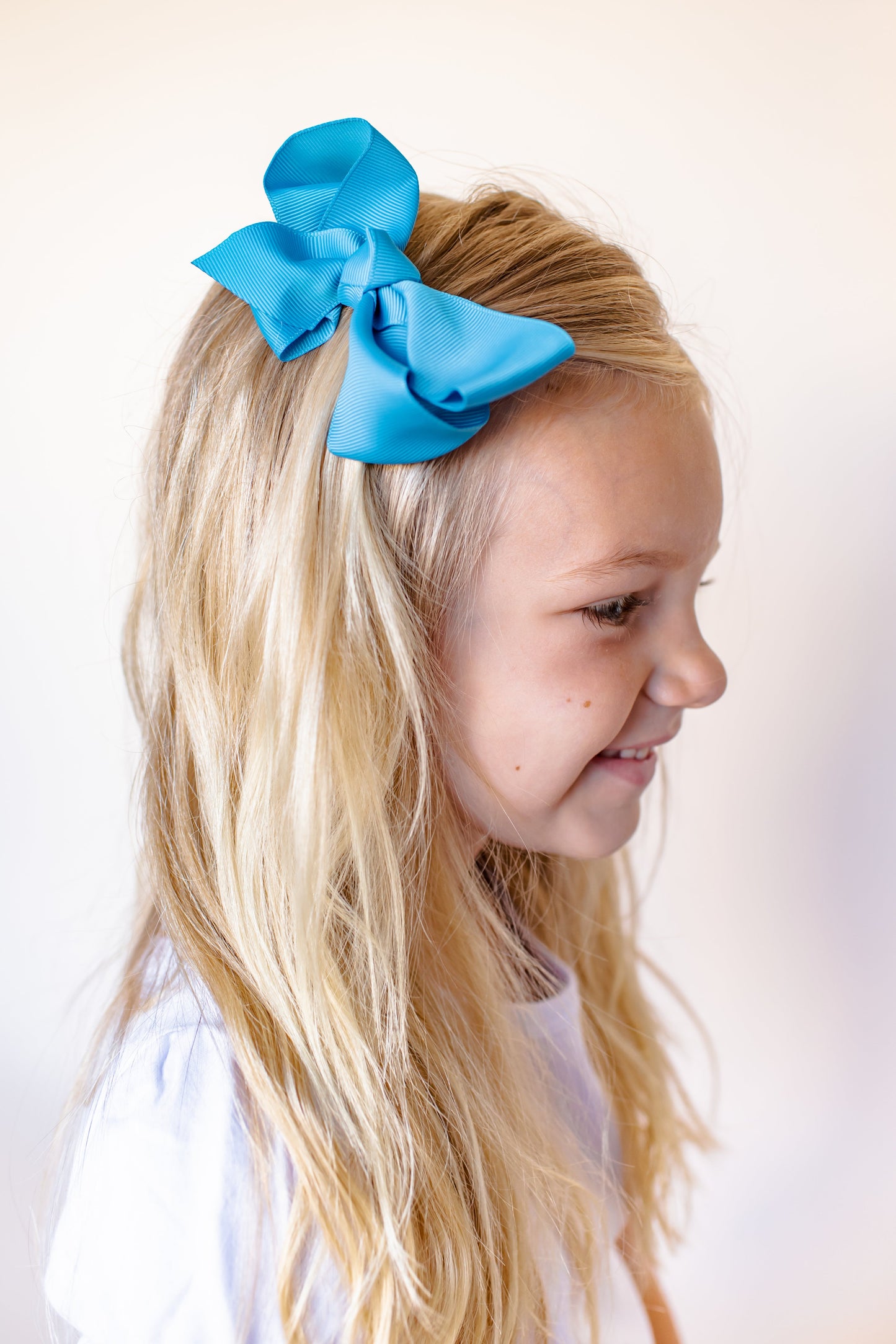 Boutique Solid Grosgrain Hair Bows – 38 Colors | 4", 6" & 8" | Alligator Clip | Girls & Toddlers