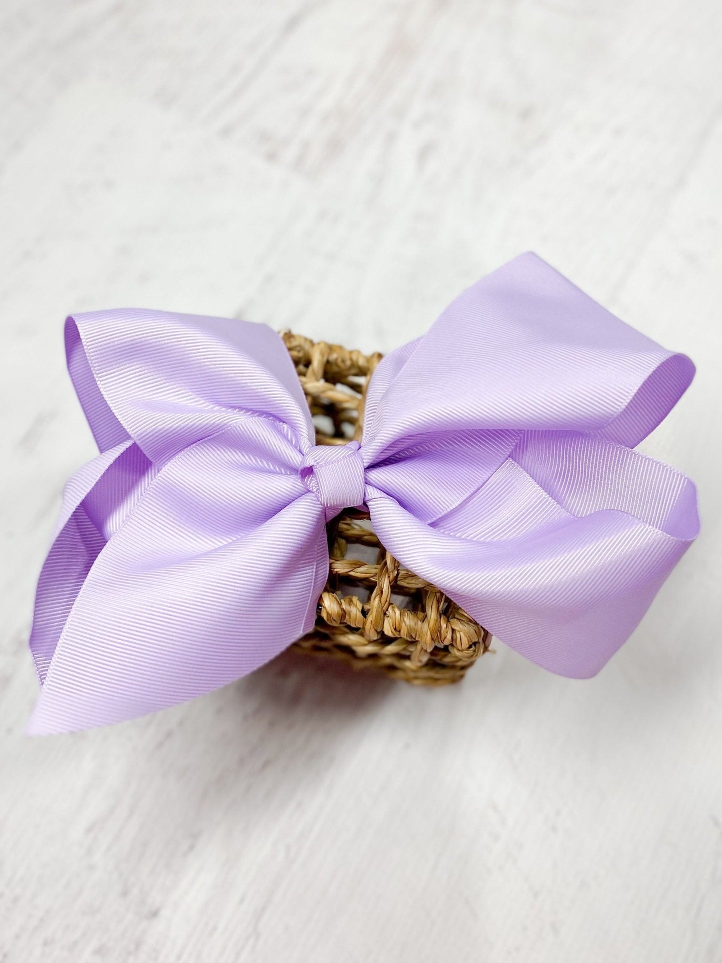 6.5" Texas Size Grosgrain Hair Bow | Alligator or French Clip