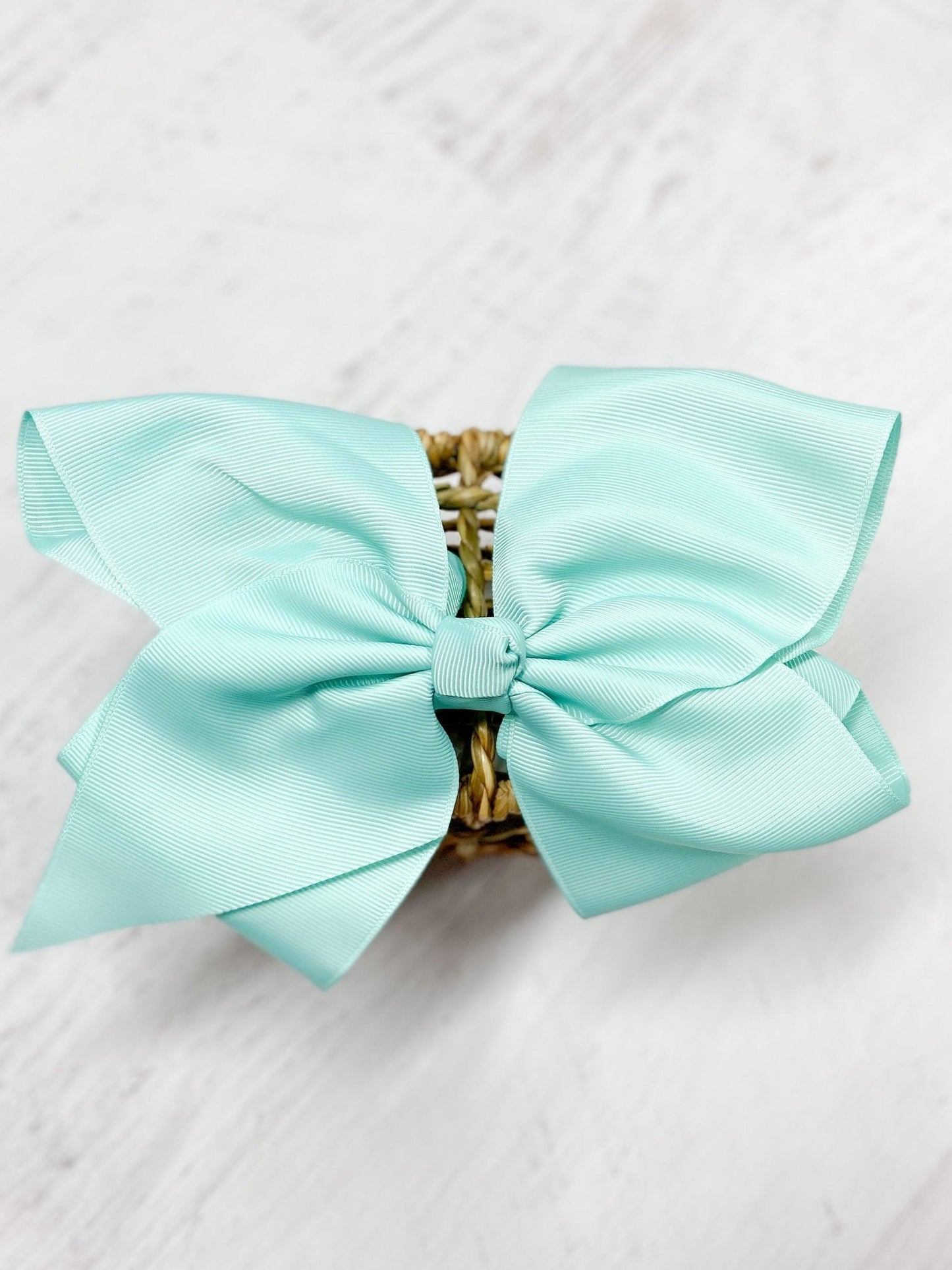 6.5" Texas Size Grosgrain Hair Bow | Alligator or French Clip