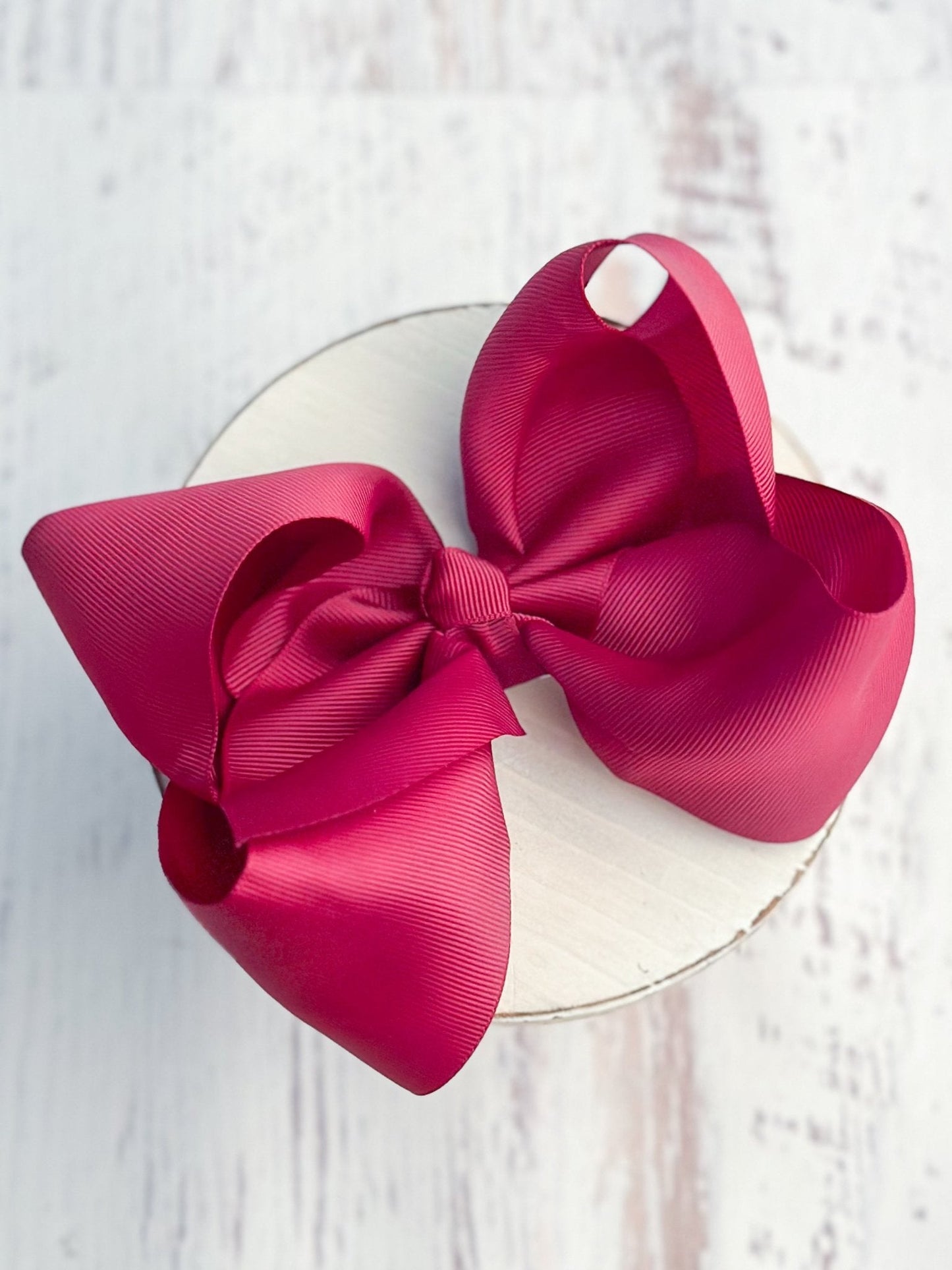 Texas Size Big Hair Bows - French Clip - 6.5" - 36 colors