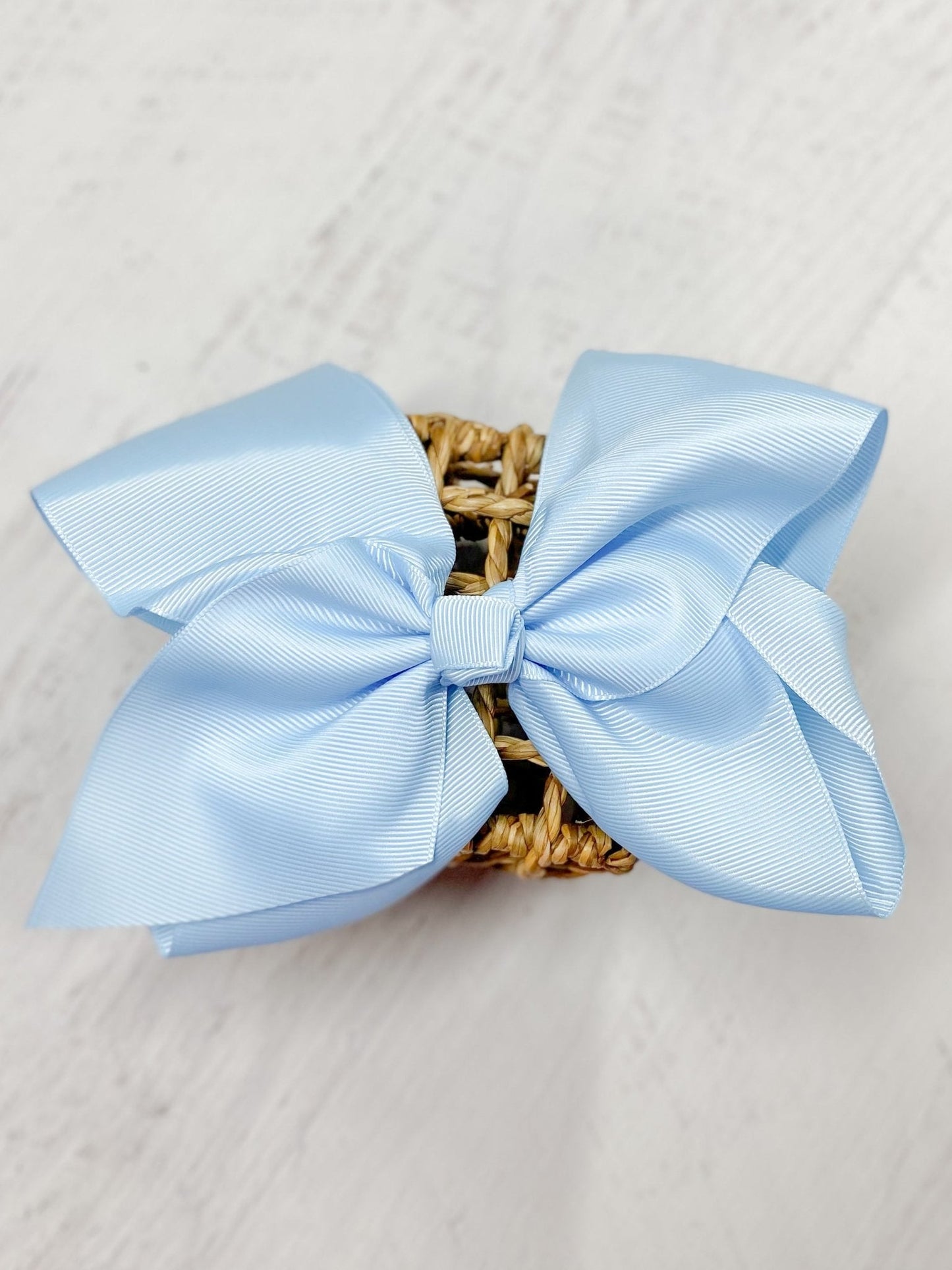 6.5" Texas Size Grosgrain Hair Bow | Alligator or French Clip