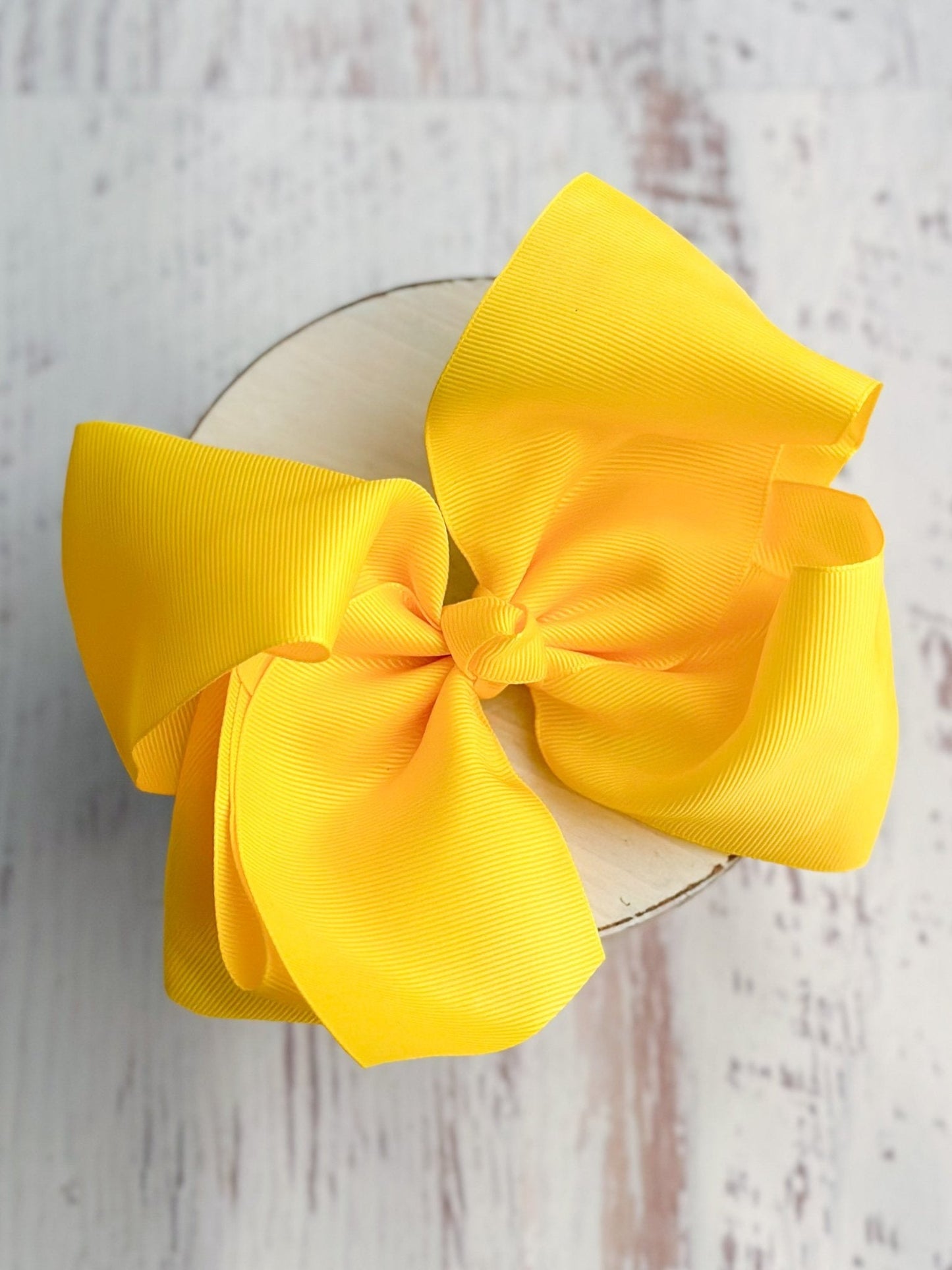 6.5" Texas Size Grosgrain Hair Bow | Alligator or French Clip